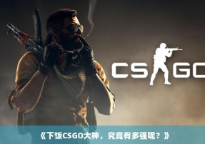 《下饭CSGO大神，究竟有多强呢？》