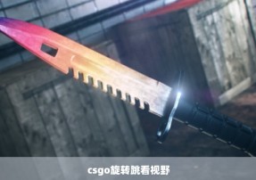 csgo旋转跳看视野