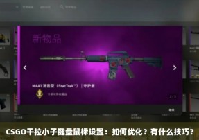 CSGO干拉小子键盘鼠标设置：如何优化？有什么技巧？