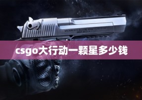 csgo大行动一颗星多少钱