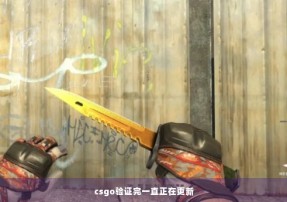 csgo验证完一直正在更新