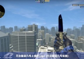 万众瞩目几号上线的csgo (万众瞩目几号结束)