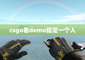 csgo看demo指定一个人