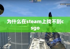 为什么在steam上找不到csgo