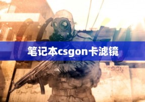 笔记本csgon卡滤镜