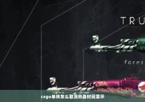 csgo单挑怎么取消热身时间显示