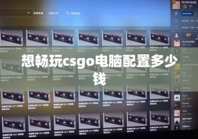 想畅玩csgo电脑配置多少钱