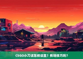 CSGO小刀该怎样设置？有啥技巧吗？