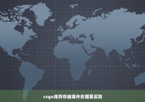 csgo库存存储组件在哪里买到