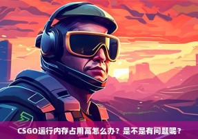 CSGO运行内存占用高怎么办？是不是有问题呢？