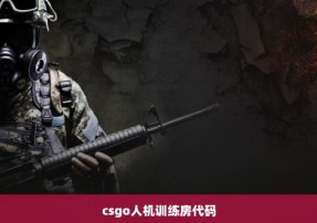 csgo人机训练房代码