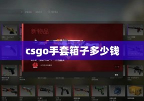 csgo手套箱子多少钱