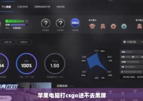 苹果电脑打csgo进不去黑屏