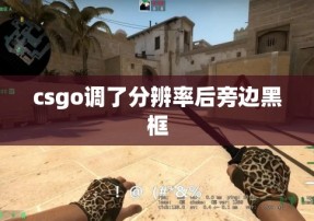 csgo调了分辨率后旁边黑框