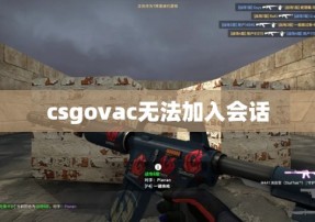 csgovac无法加入会话