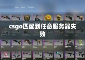 csgo匹配到任意服务器失败