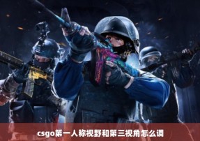 csgo第一人称视野和第三视角怎么调