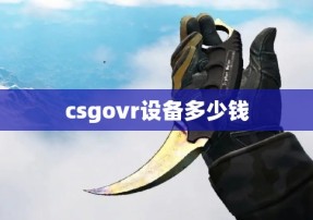 csgovr设备多少钱