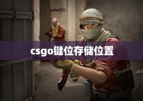 csgo键位存储位置