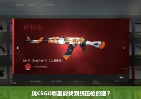 玩CSGO哪里能找到练压枪的图？