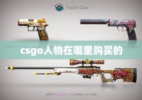 csgo人物在哪里购买的