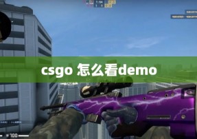 csgo 怎么看demo