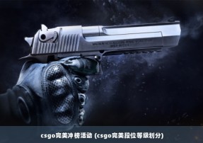 csgo完美冲榜活动 (csgo完美段位等级划分)