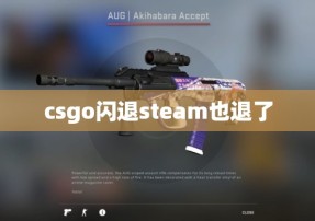 csgo闪退steam也退了