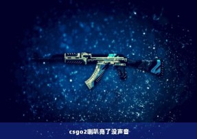 csgo2喇叭亮了没声音