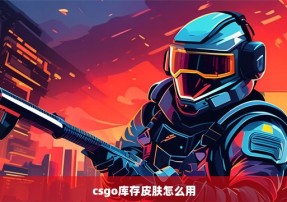 csgo库存皮肤怎么用