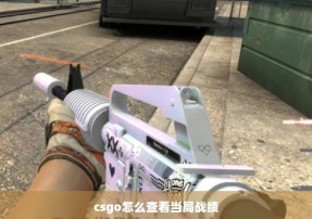 csgo怎么查看当局战绩