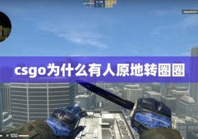 csgo为什么有人原地转圈圈