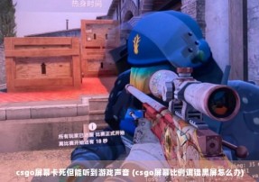 csgo屏幕卡死但能听到游戏声音 (csgo屏幕比例调错黑屏怎么办)