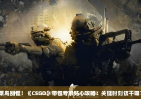 菜鸟别慌！《CSGO》带包专家贴心攻略：关键时刻该干嘛？