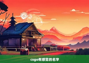 csgo有感觉的名字