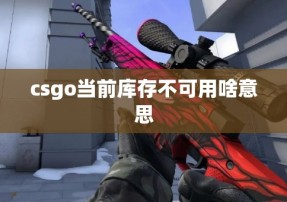 csgo当前库存不可用啥意思