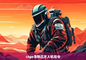 csgo清除己方人机指令