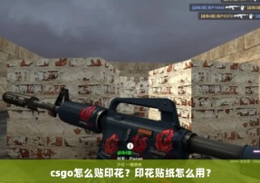 csgo怎么贴印花？印花贴纸怎么用？