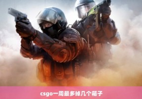 csgo一周最多掉几个箱子