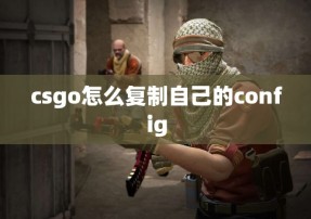 csgo怎么复制自己的config