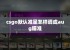 csgo默认准星怎样调成aug瞄准