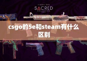 csgo的5e和steam有什么区别