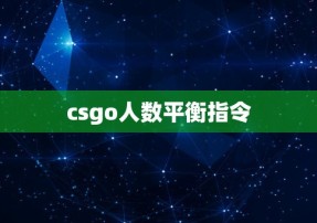 csgo人数平衡指令