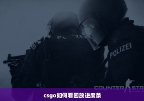 csgo如何看回放进度条