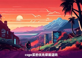 csgo买的优先级能退吗