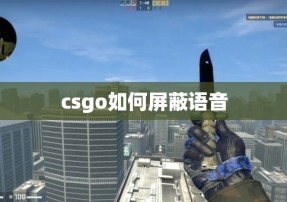 csgo如何屏蔽语音