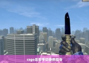 csgo左右手切换的指令