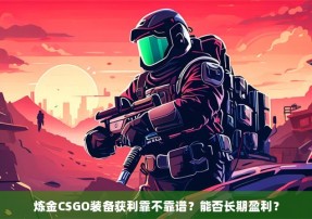 炼金CSGO装备获利靠不靠谱？能否长期盈利？