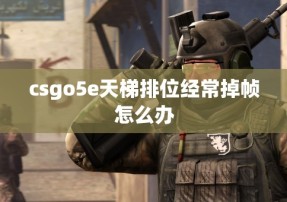 csgo5e天梯排位经常掉帧怎么办