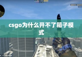 csgo为什么开不了箱子模式